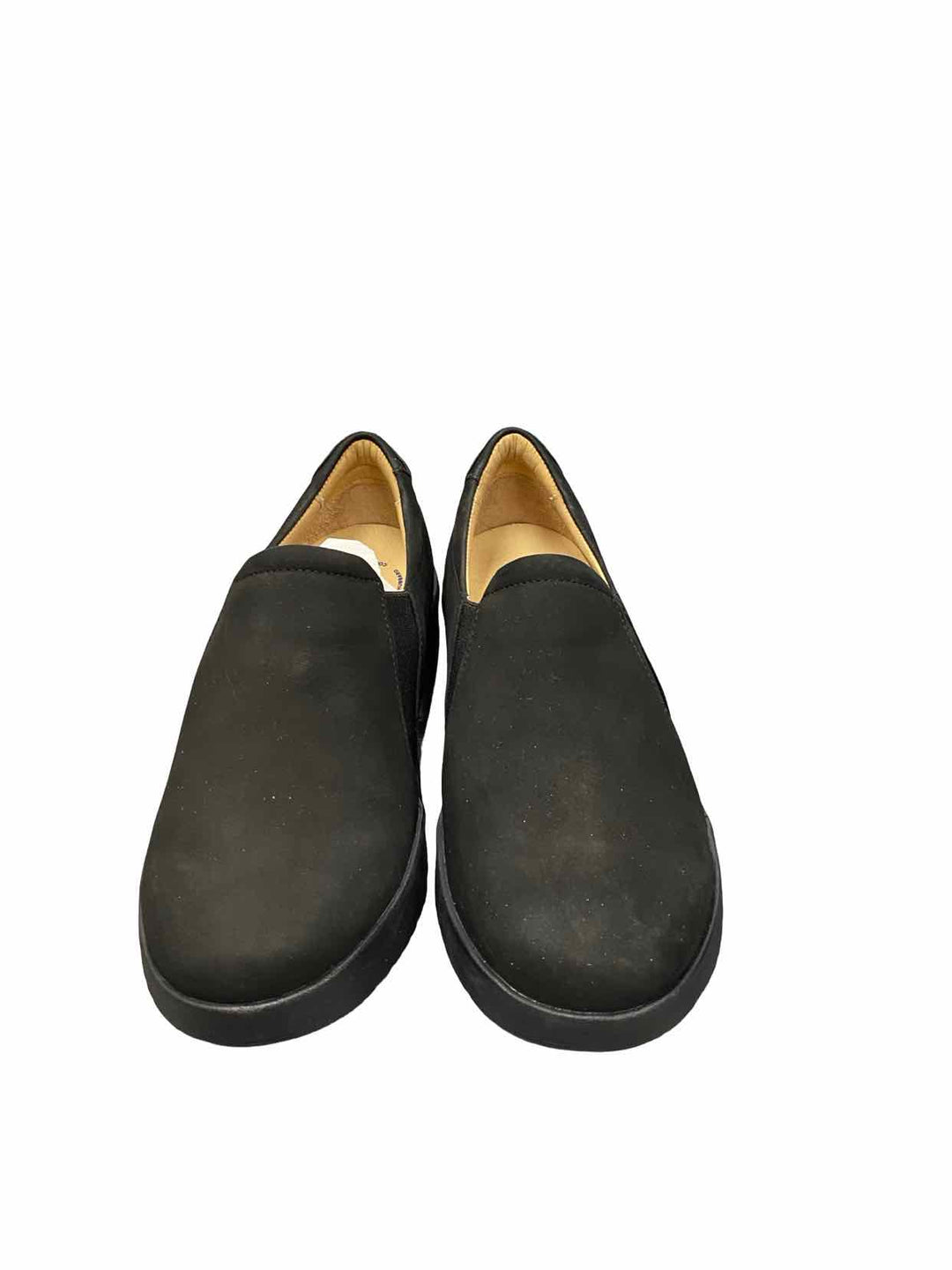 Samual Hubbard Shoe Size 7.5W Black Leather Marin Slip-On Loafers