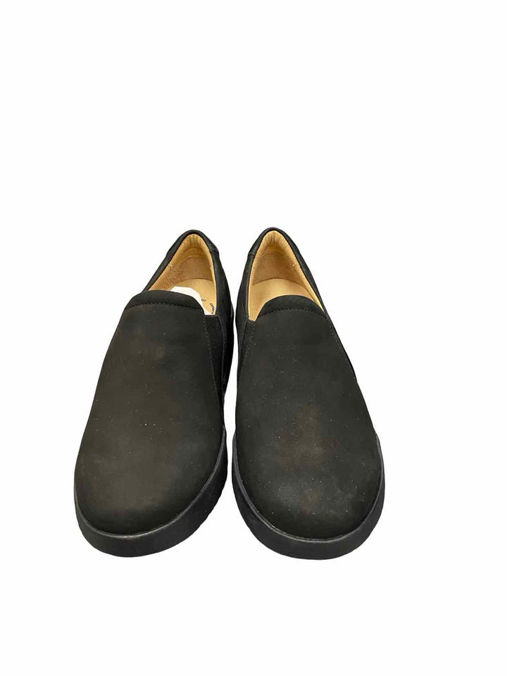 Samual Hubbard Shoe Size 7.5W Black Leather Marin Slip-On Loafers