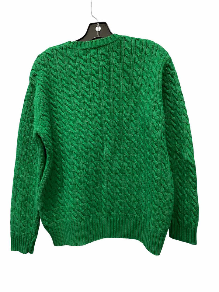Lauren Ralph Lauren Size L Green 100% cotton Sweater