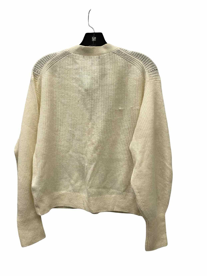 Quince Size L Cream 52% Merino Wool Sweater