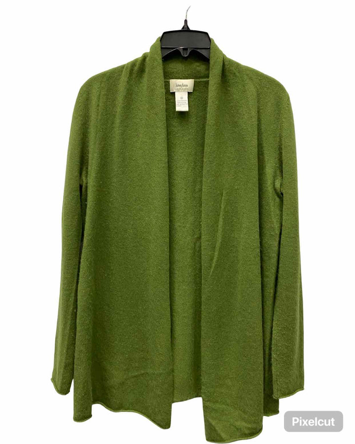 Neiman Marcus Size M Green 100% cashmere Sweater