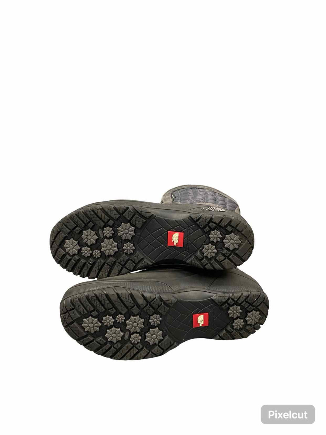 The North Face Shoe Size 7.5 Grey Black Suede Thermoball Boots(Ankle)