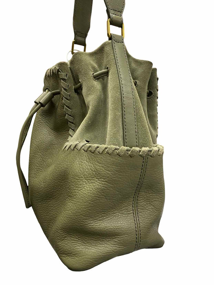 Fossil Sage Green Cooper Bucket Bag Purse