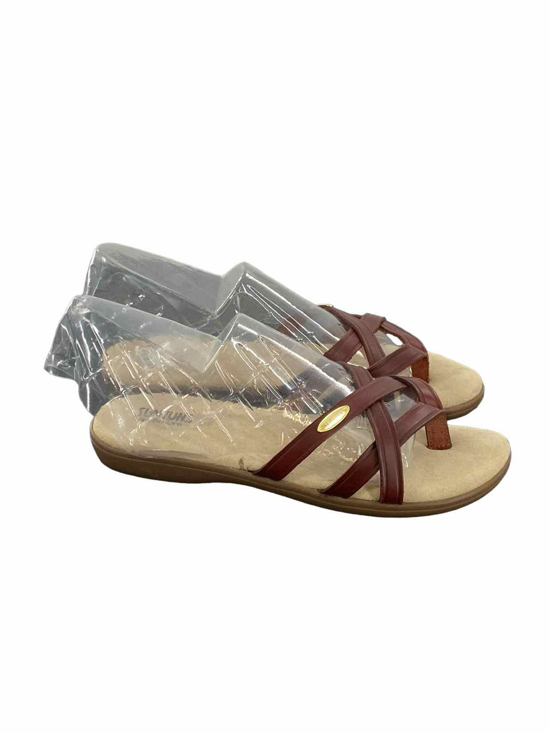 Sunjuns From GH Bas & Co. Shoe Size 9 Brown Leather Sandals