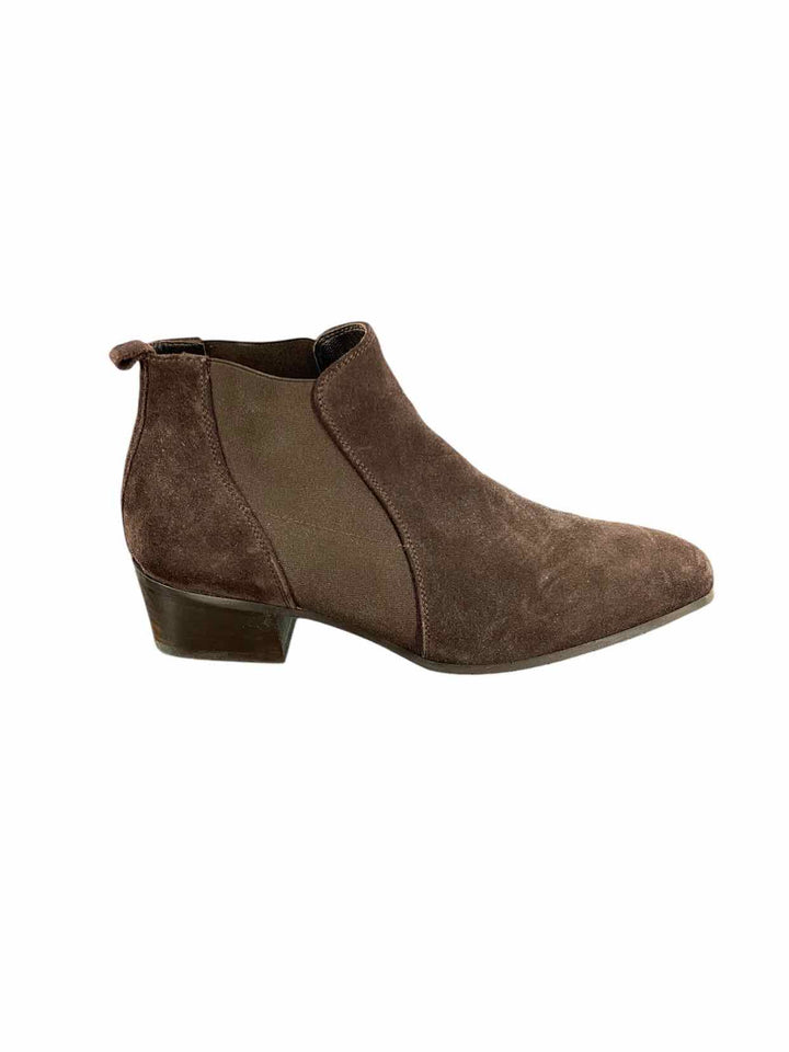 Aquatalia Shoe Size 8 Brown Suede Boots(Ankle)