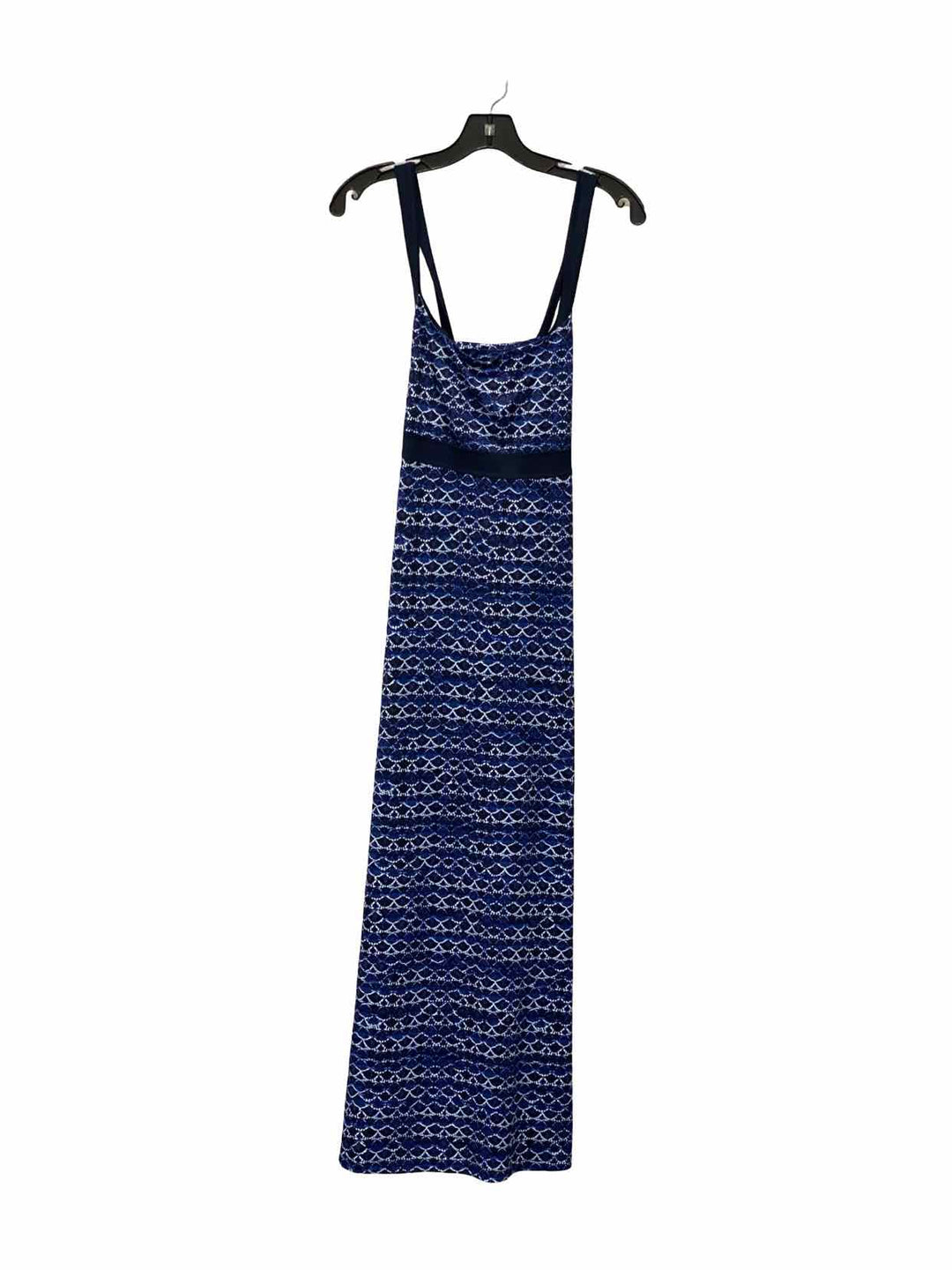 Eddie Bauer Size M Blue Print Dress