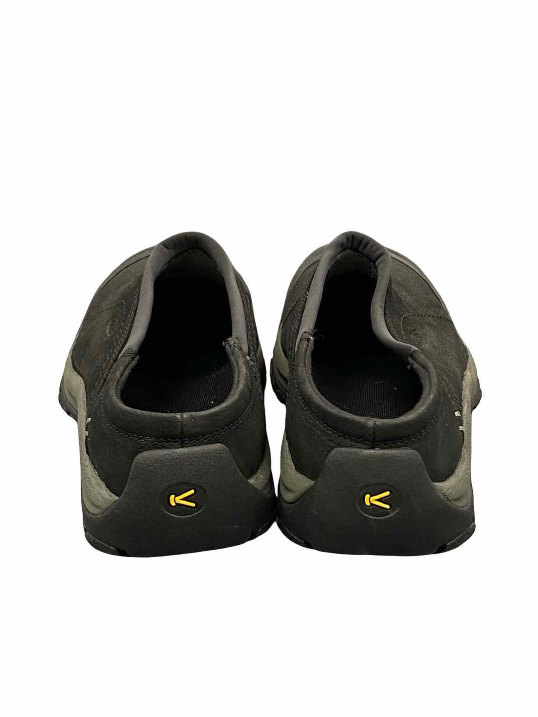 Keen Shoe Size 9 Black Leather slip-on Clogs