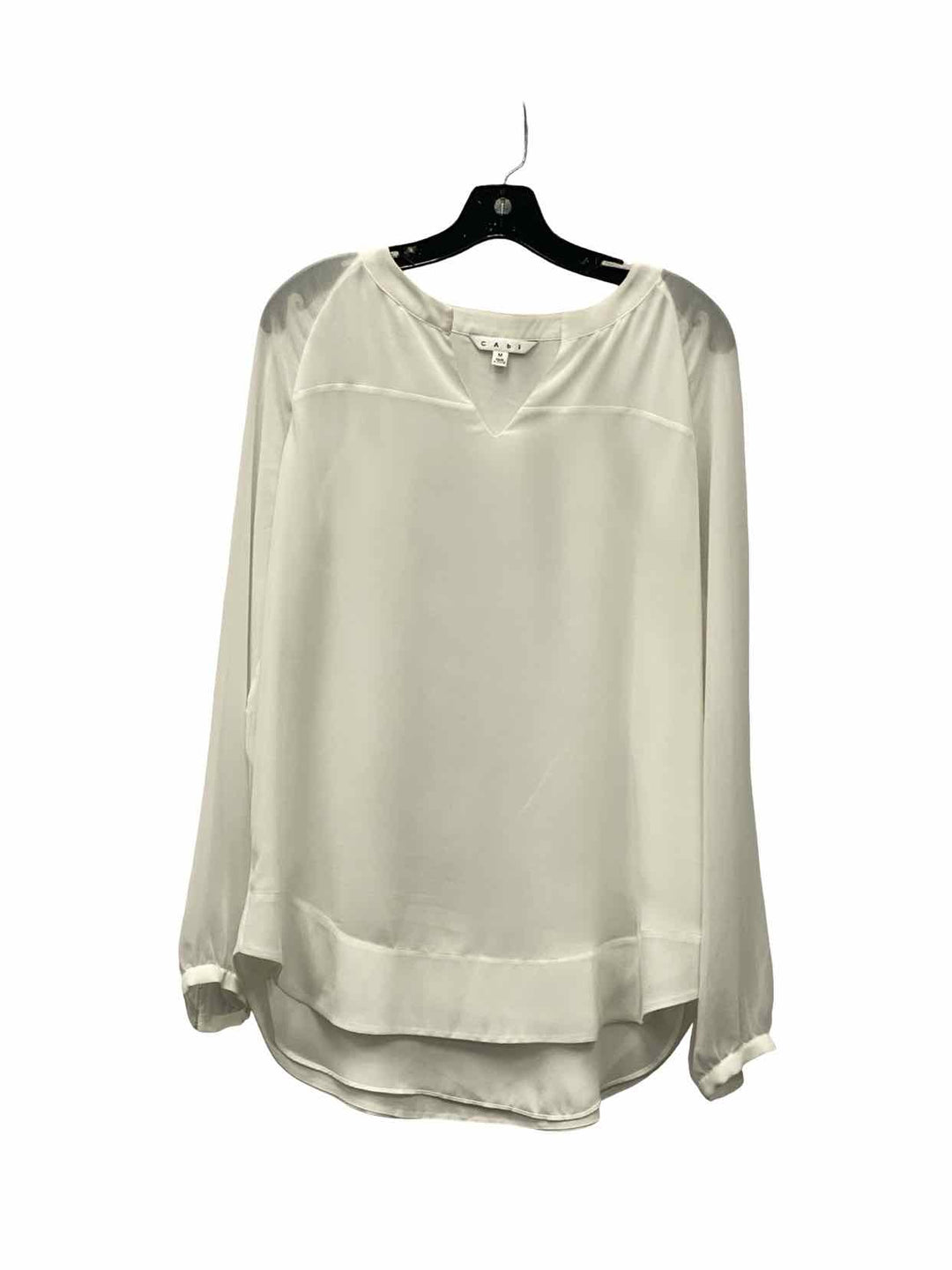 Cabi Size M White Long Sleeve Shirts