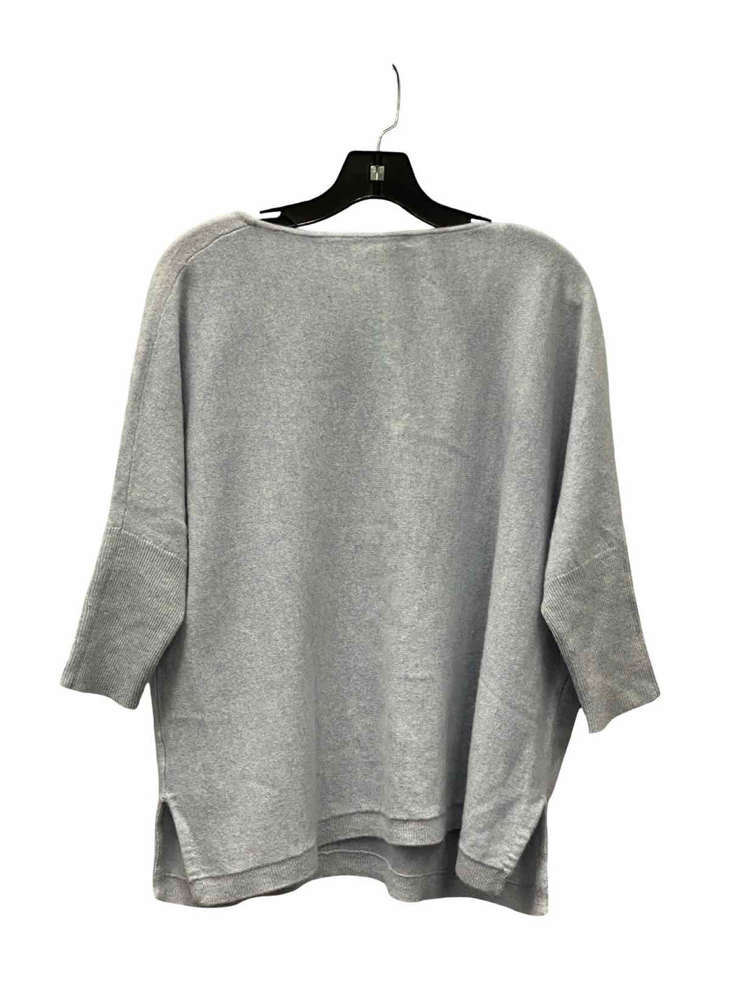 Garnet Hill Size S Baby Blue 100% cashmere Sweater