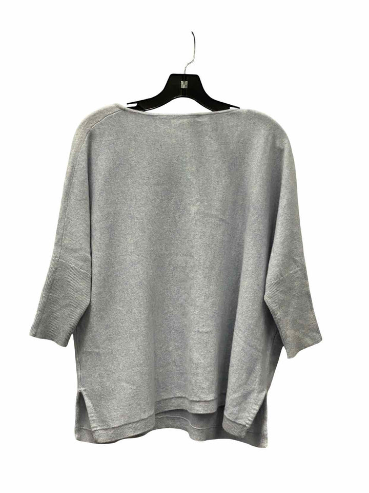 Garnet Hill Size S Baby Blue 100% cashmere Sweater