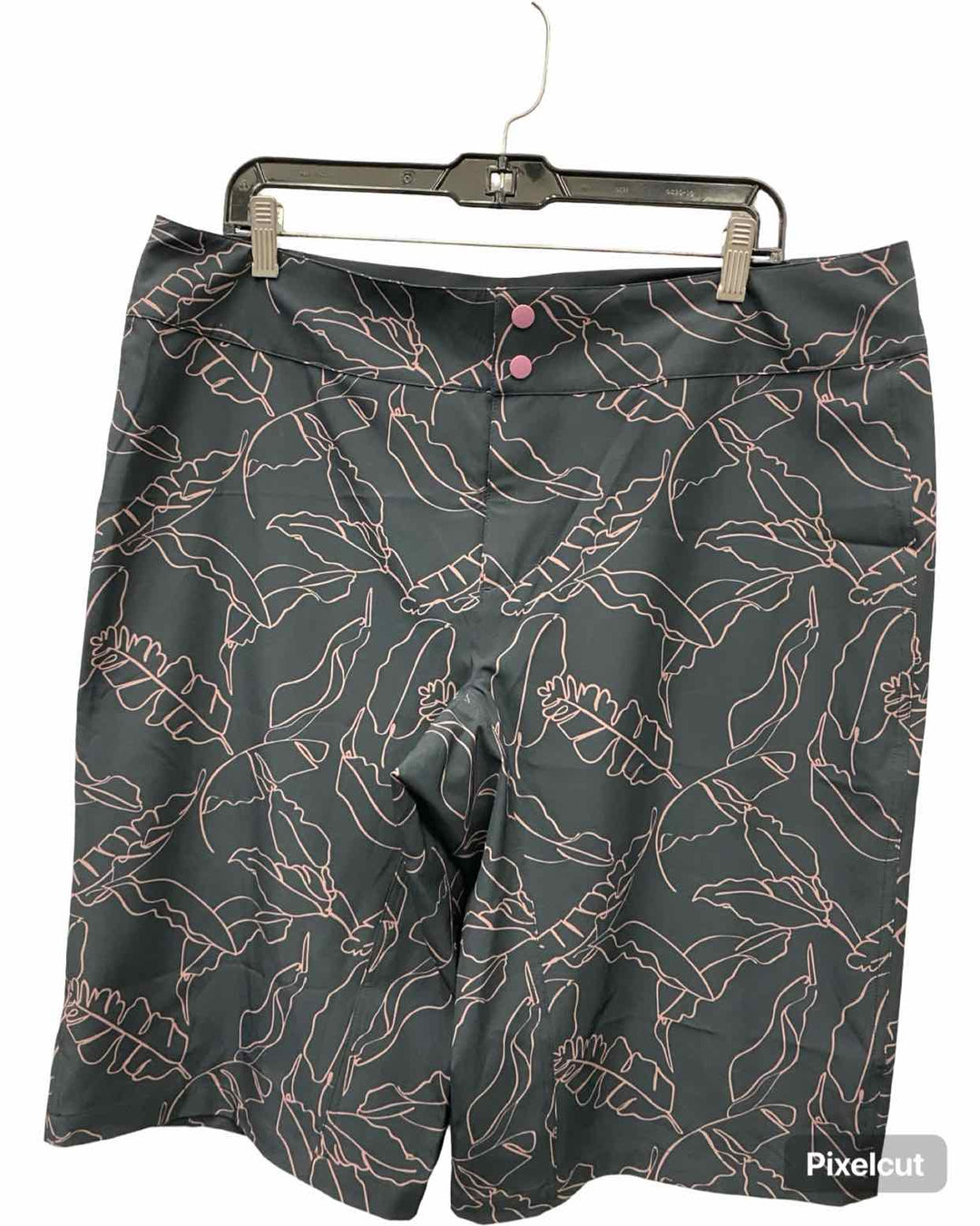 Wild Rye Size 14 Black Purple Athletic Shorts