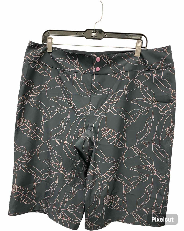 Wild Rye Size 14 Black Purple Athletic Shorts