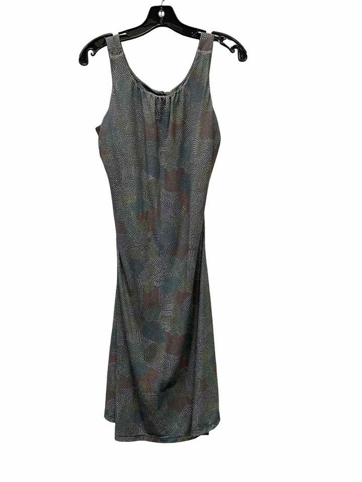 PrAna Size L Green Print Dress