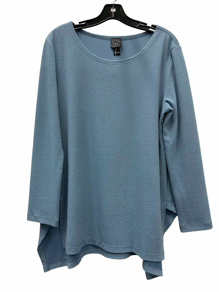 Clara Sunwoo Size M Blue Long Sleeve Shirts