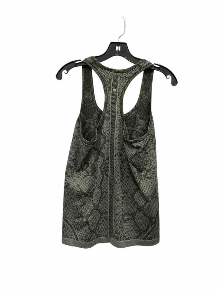 Lululemon Size 10 Green Athletic Tank Top