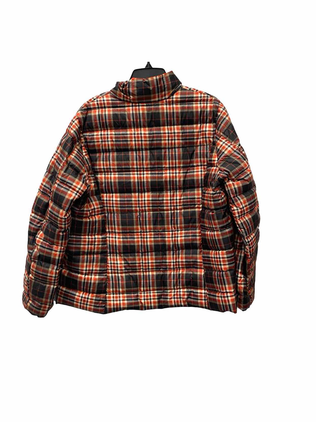 Eddie Bauer Size 2X Red Black Plaid Coat(short)