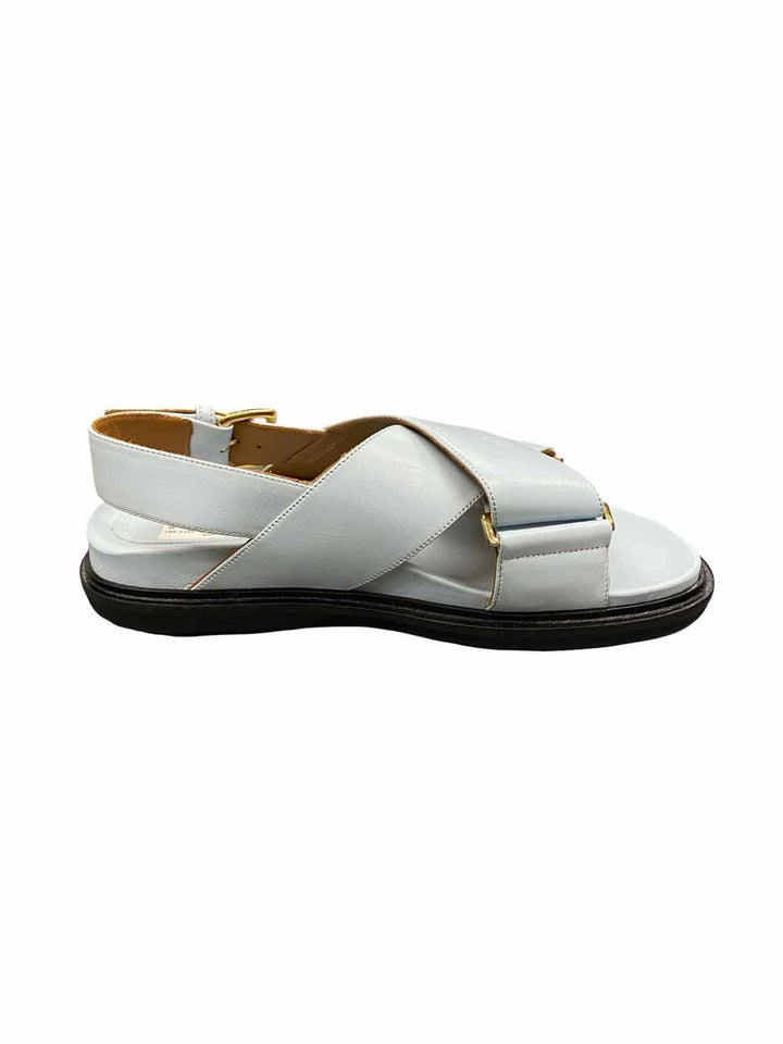 Marni Shoe Size 38 Baby Blue Leather Sandals