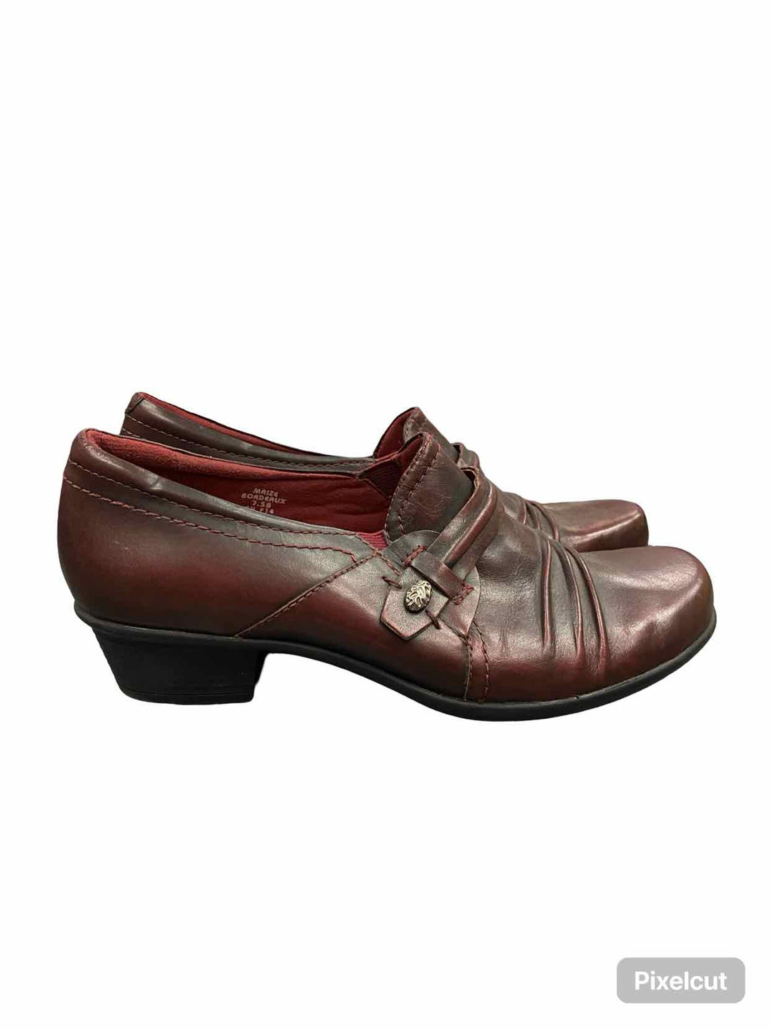 Earth Shoe Size 7.5 Burgundy Maize Loafers