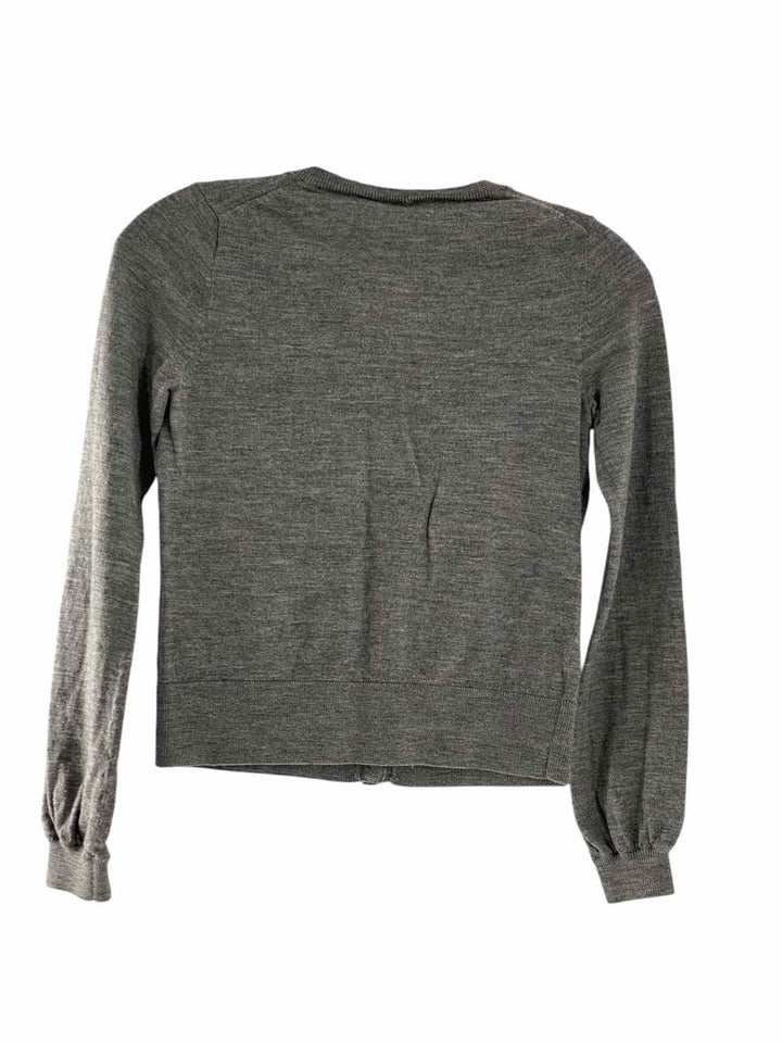 Ann Taylor Size XS Gray Merino Wool Long Sleeve Shirts