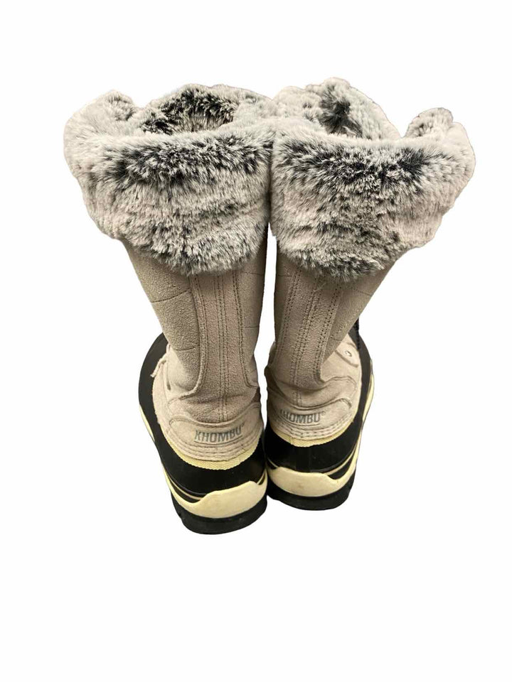 Khombu Shoe Size 7 Grey Suede Emily Boots(knee)