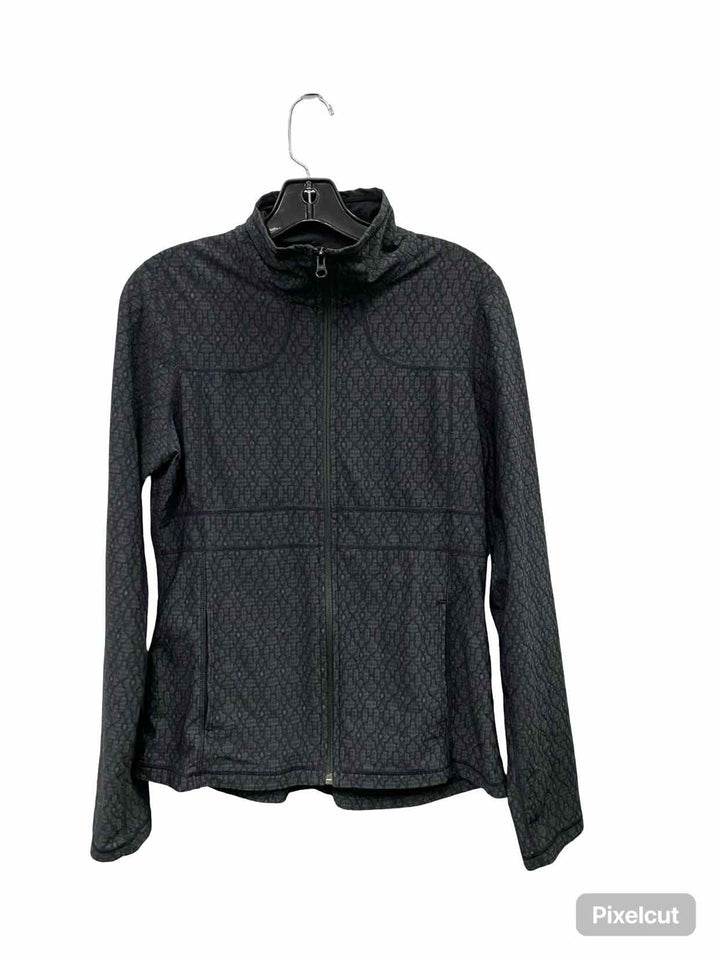 PrAna Size M Grey Black Athletic Jacket