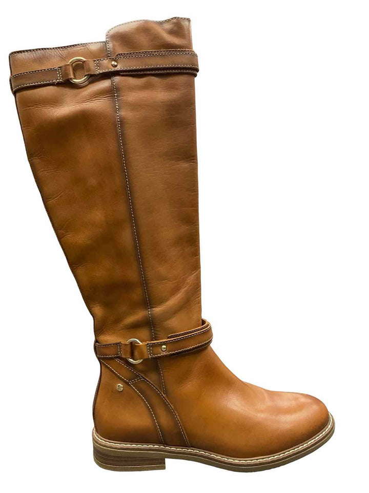 Pikolinos Shoe Size 39 Brown Leather Aldaya Boots(knee)