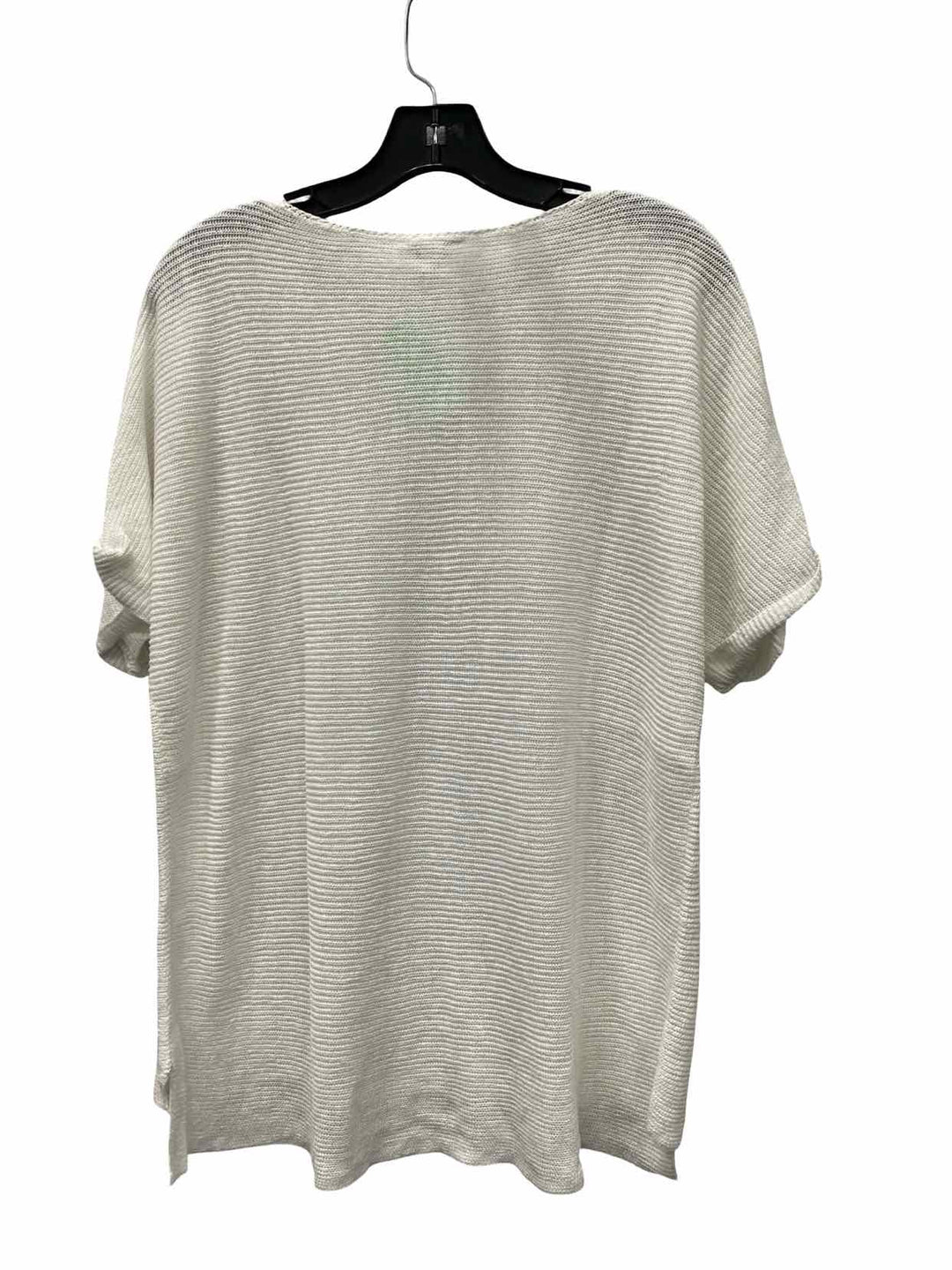 J Jill Size S White Short Sleeve Shirts