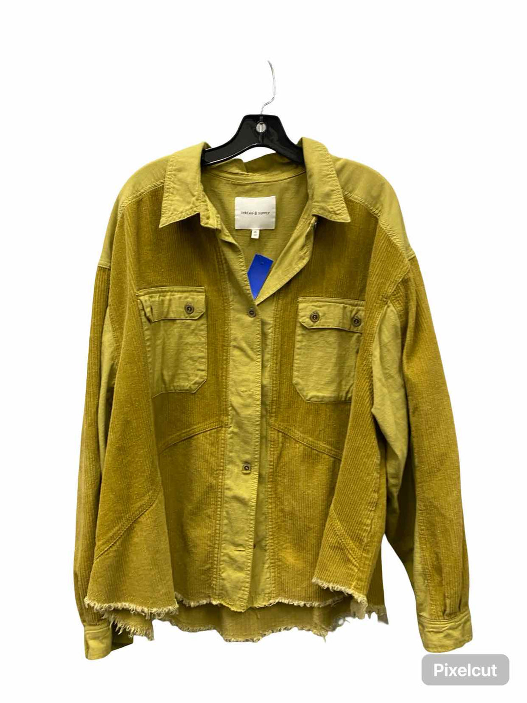 Thread and Supply Size XL Yellow corduroy Jacket