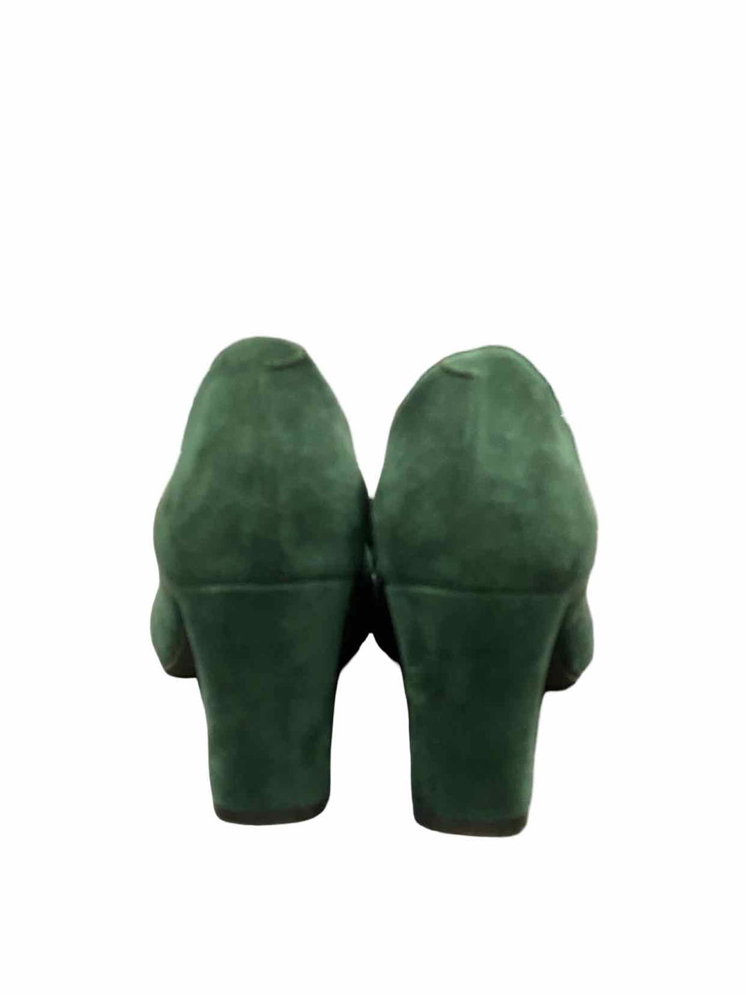 Patrizia Shoe Size 40 Emerald Suede Heels