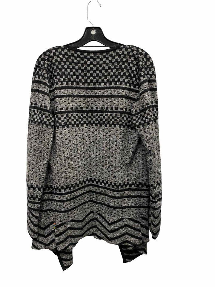 Smartwool Size M/L Grey Black 60% Merino Wool Sweater
