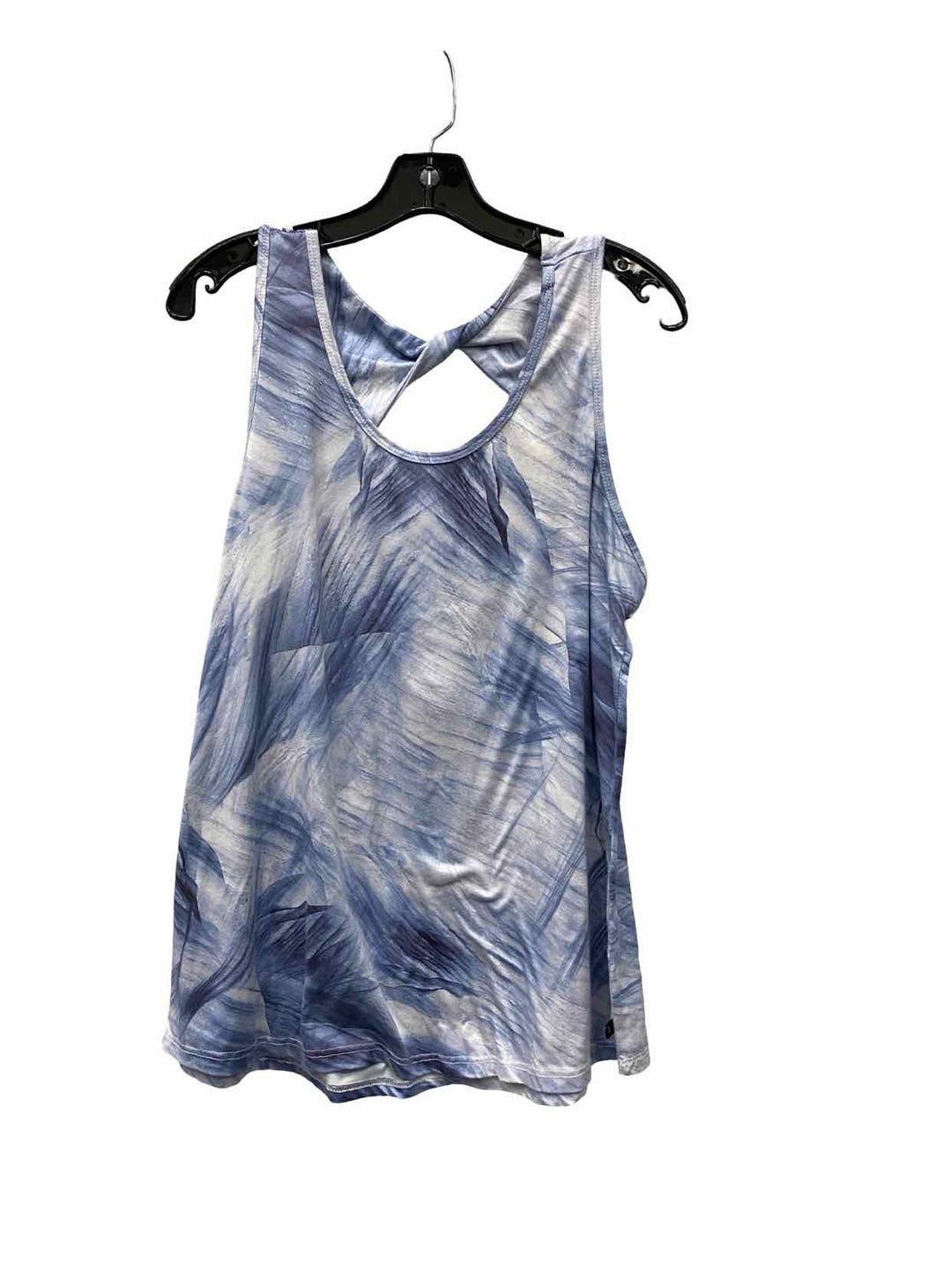 Marika Size XL Blue White Athletic Tank Top