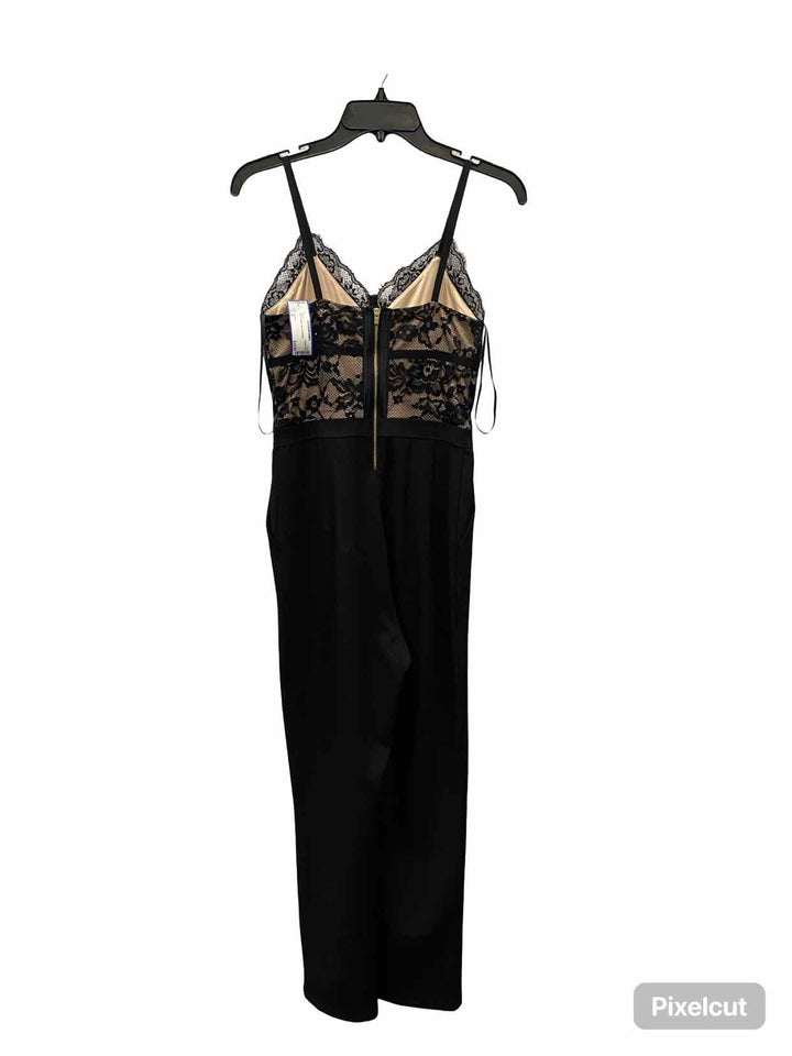 Express Size 4 Black Beige Lace Dress