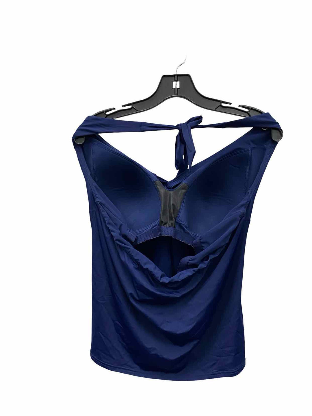 Lands End Size 16 Navy Swimsuit Top