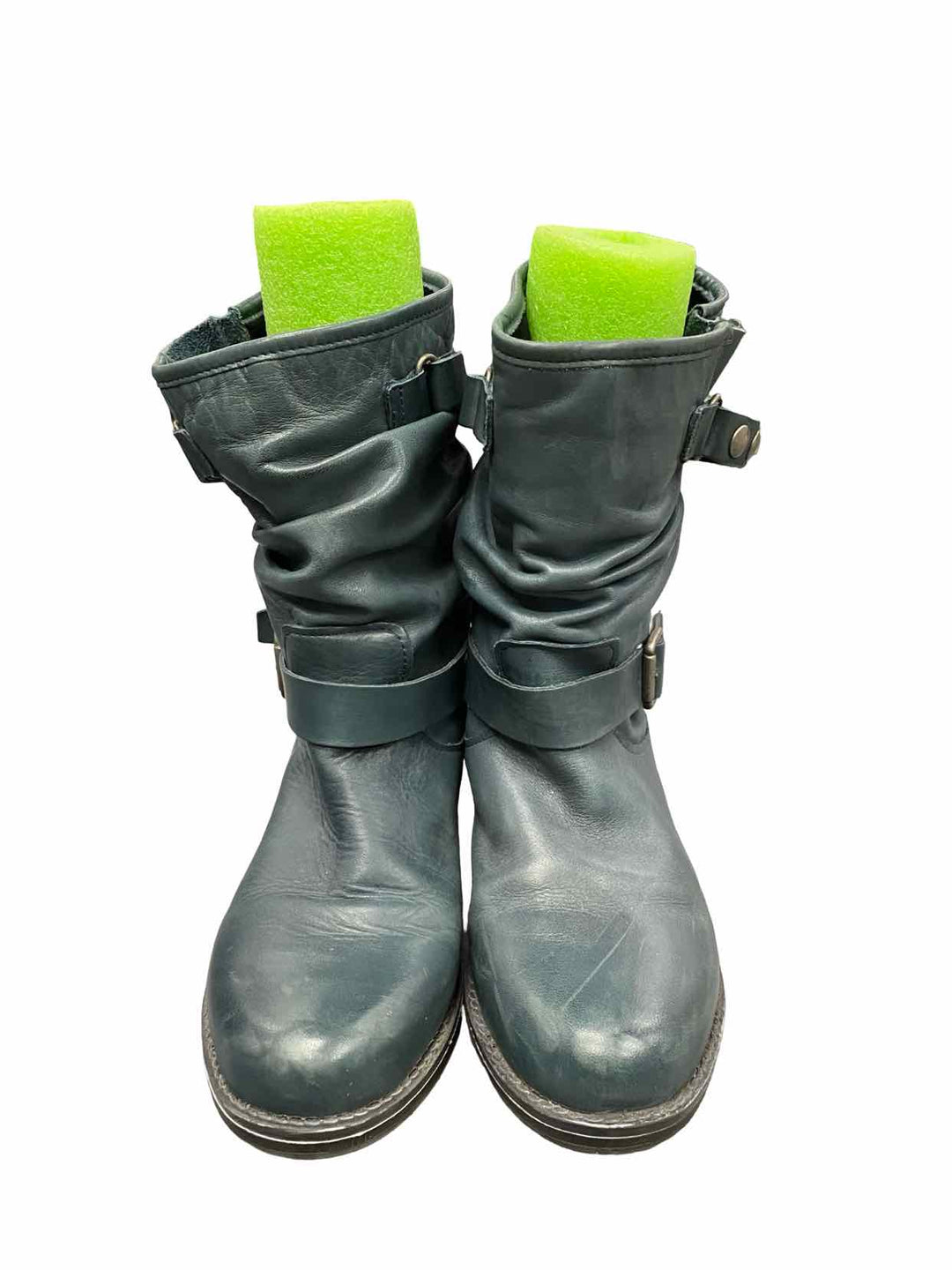 Eric Michael Shoe Size 39 Blue Leather Boots(Ankle)