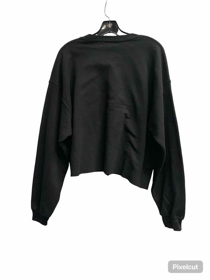 Nirvana Size L Black Graphic Print 100% cotton Sweatshirt