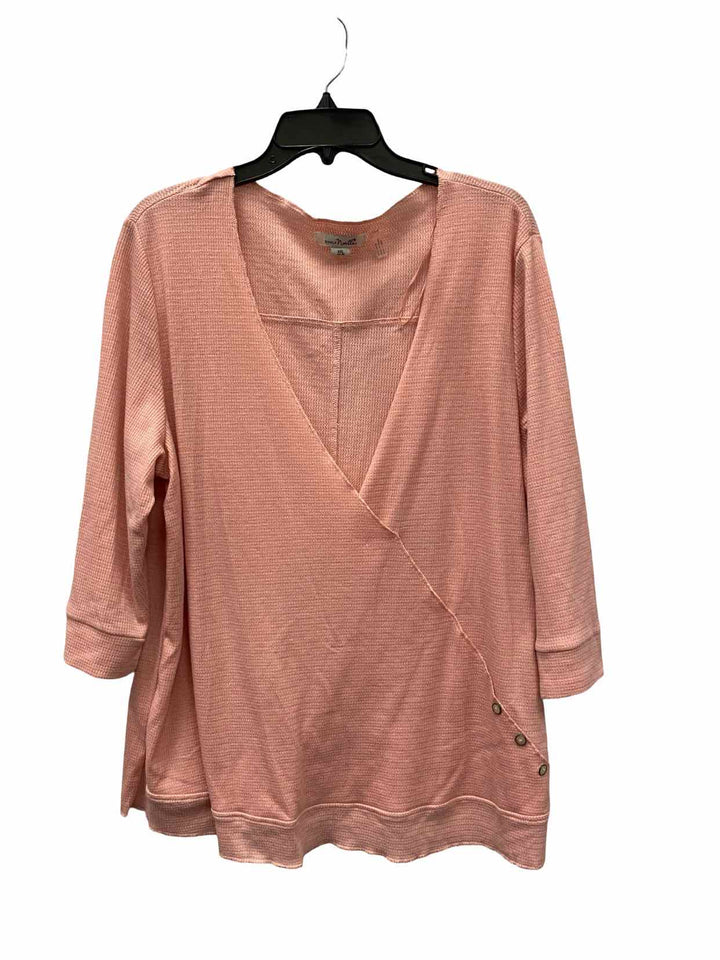 Simply Noelle Size 2X Pink Sweater