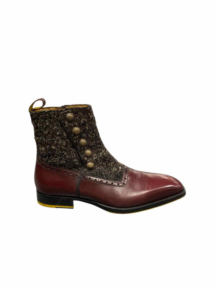 John Fluevog Shoe Size 10 Leather Rufus Magoo Quincy Boots(Ankle)