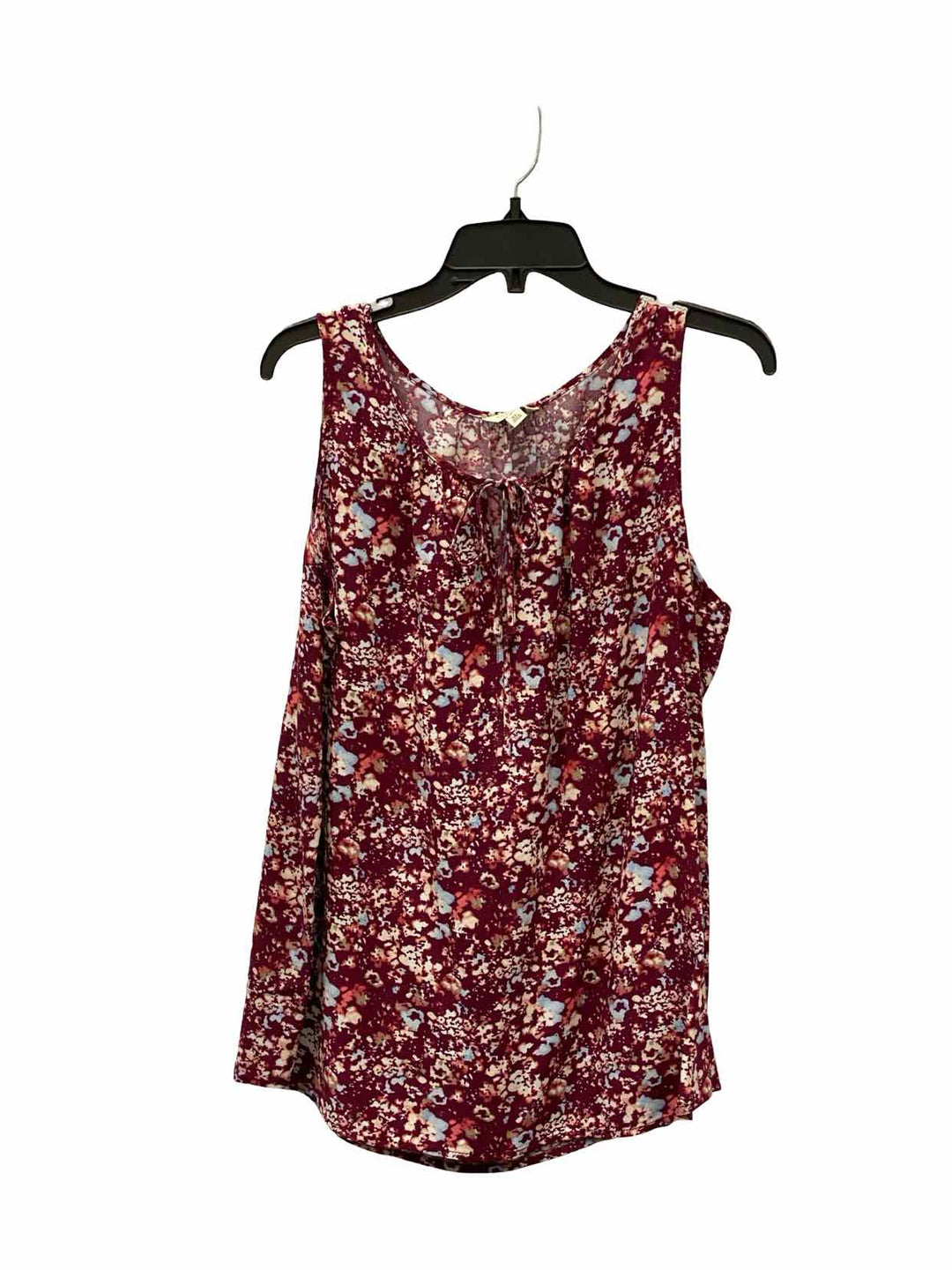 Sonoma Size XL Purple Blue Floral Rayon Tank Top