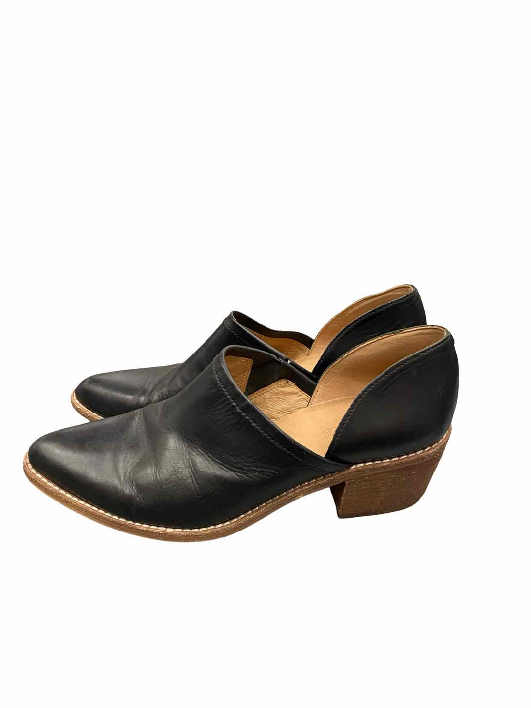 Madewell Shoe Size 9.5 Black Brown Leather The Brady Lowcut Boots(Ankle)
