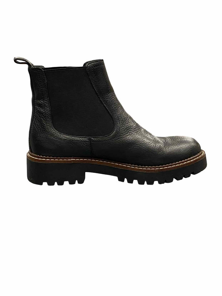 Caslon Shoe Size 7 Black Leather Chelsea Boots(Ankle)