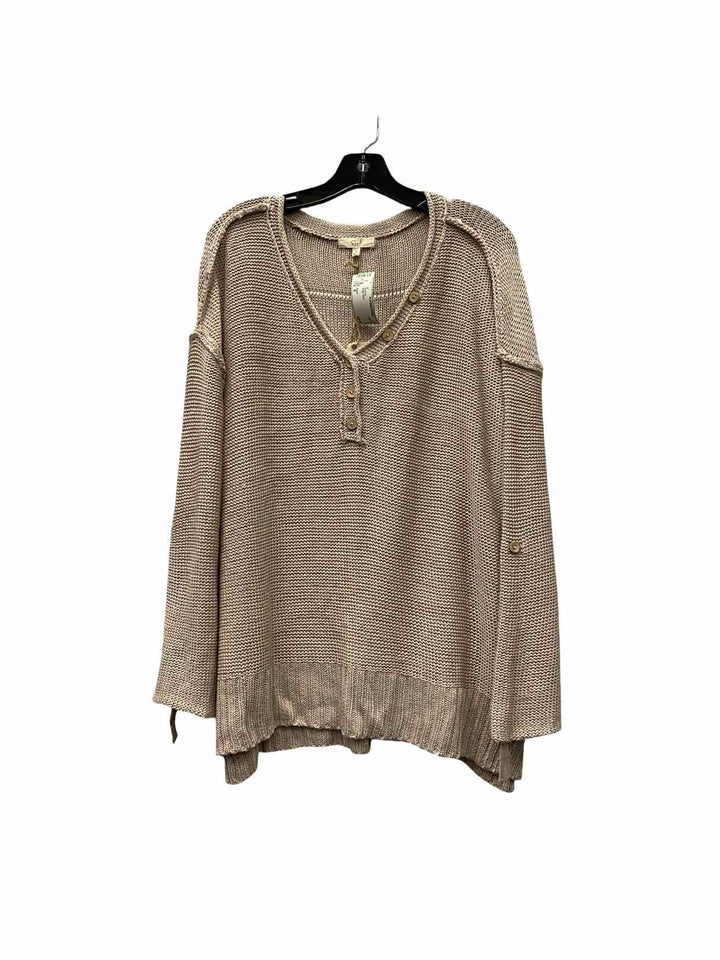 Easel Size S Beige NWT Sweater
