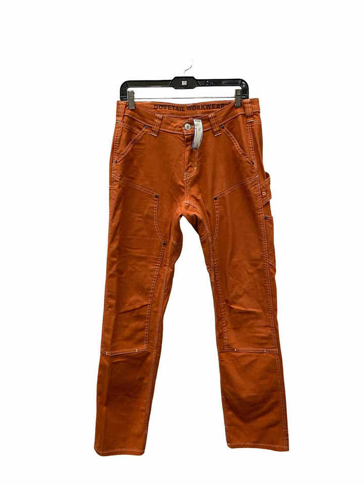 Dovetail Workwear Size 8 Orange Pants