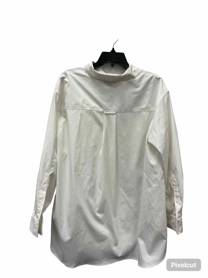 Athlefit Size L White Long Sleeve Shirts