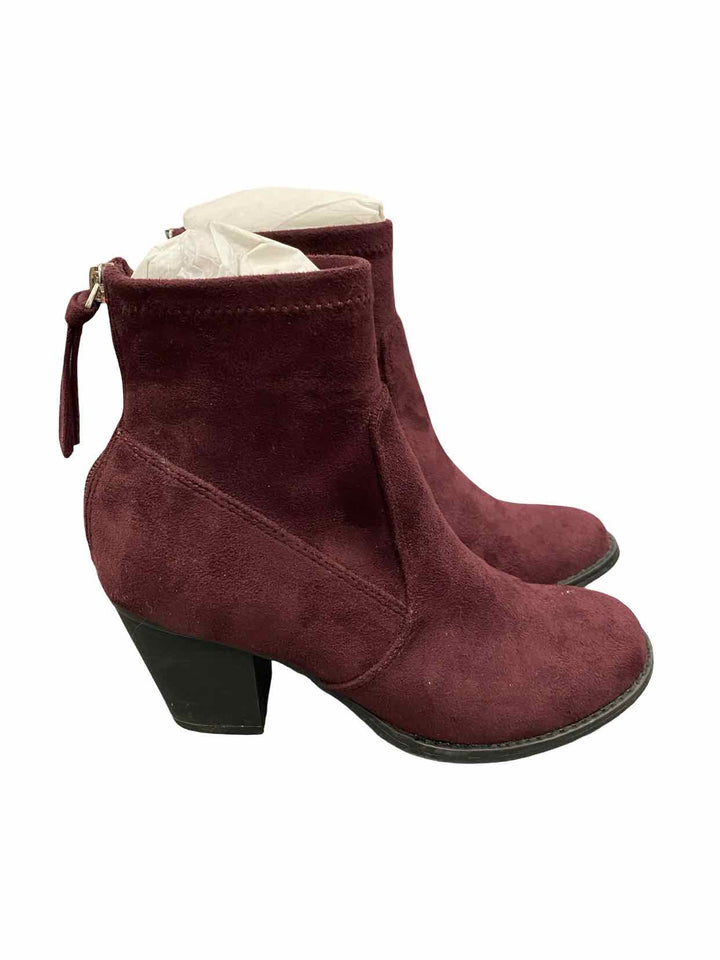DV 8 Shoe Size 7.5 Plum Manmade Boots(Ankle)