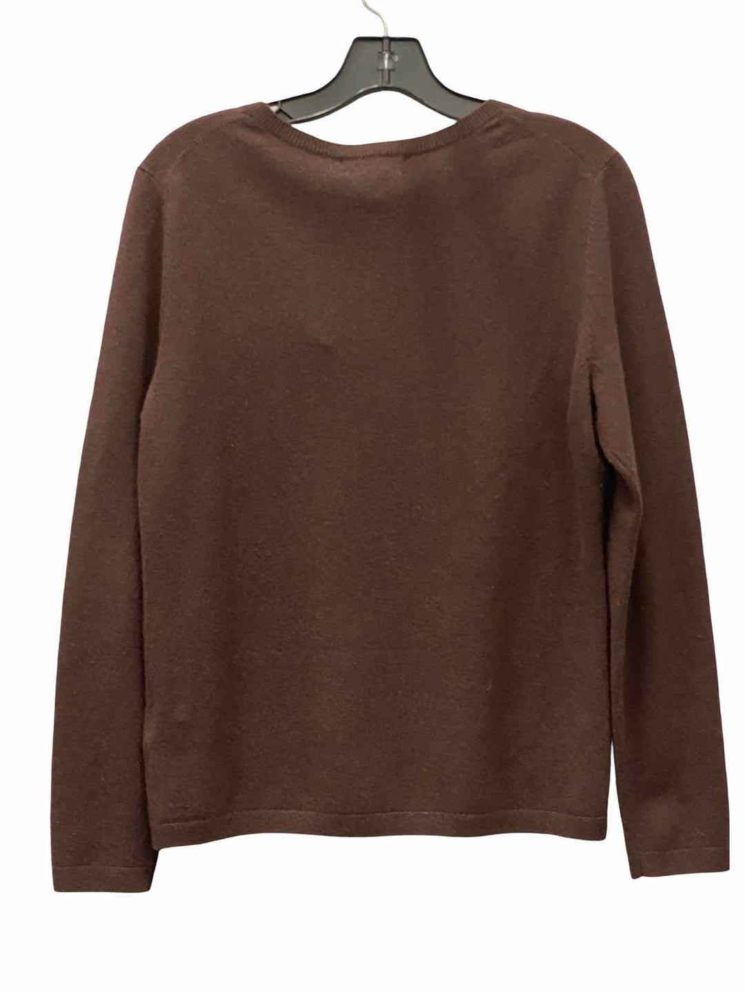Lands End Size S Brown 100% cashmere Sweater