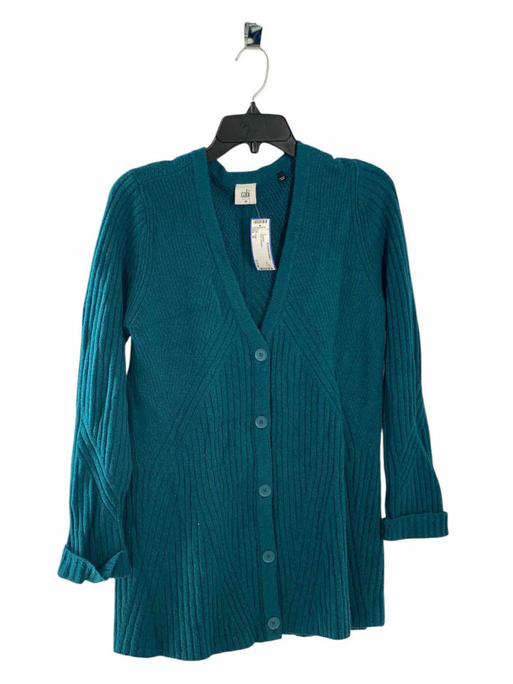 Cabi Size M Blue Cardigan Sweater
