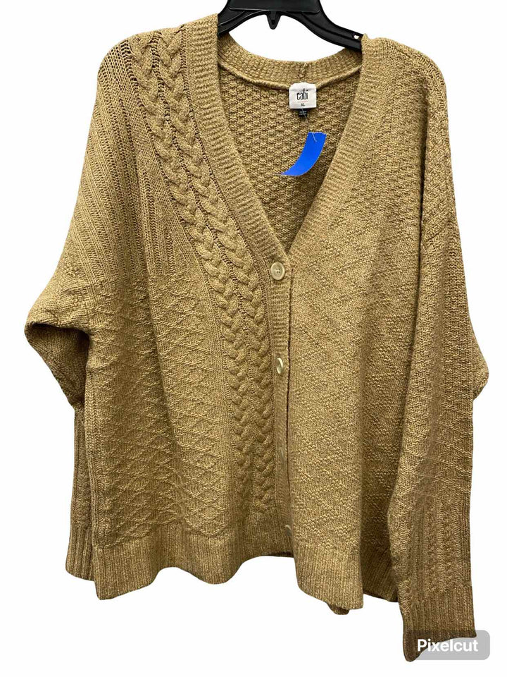 Cabi Size XL Beige Sweater