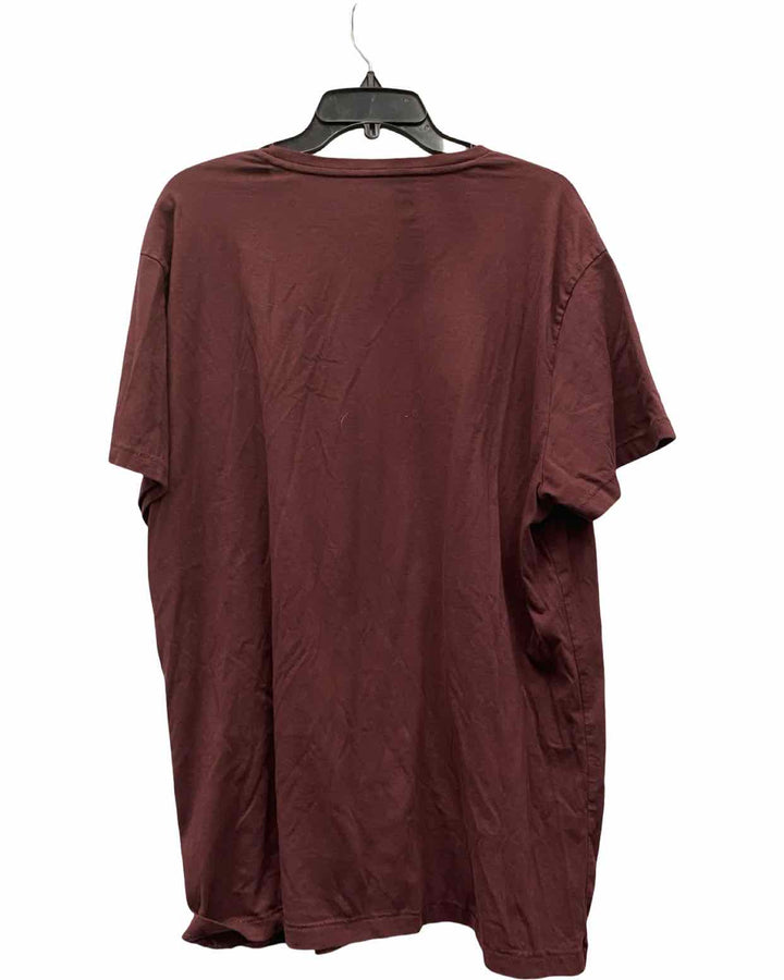Aeropostale Size 2XL Maroon Print T-shirt