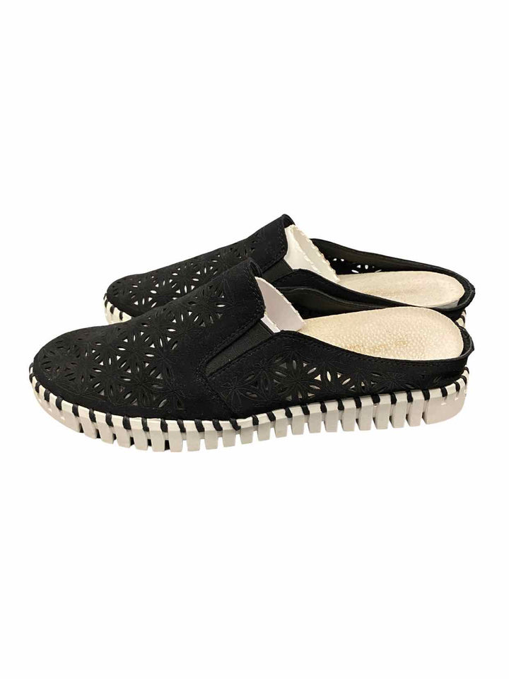 Ilse Jacobsen Shoe Size 40 Black White Tulip 3420 Mule Sneakers