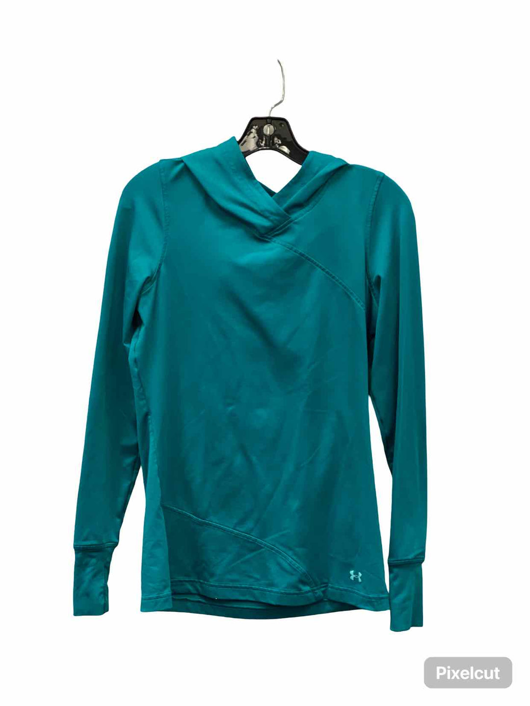 Under Armour Size M Turquoise Athletic Long Sleeve